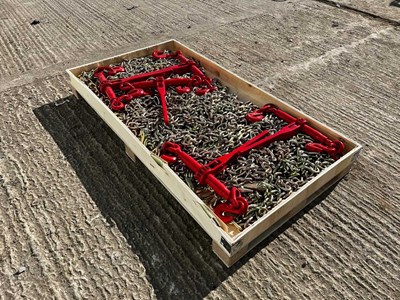Unused Chains & Binders 5400LBS 5/16" 20Ft G70 Chains