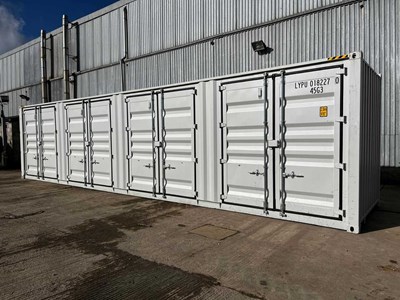 Unused 40' High Cube Container, 4 Side Doors
