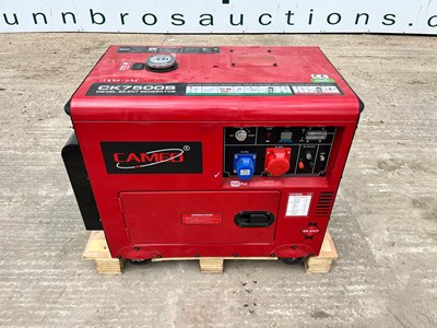 Unused Cameo CK7500S 3 Phase Silent Diesel Generator