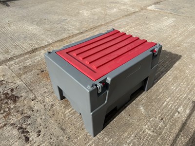 Unused 220l Fuel Bowser,12v Electric Pump, Fuel Gauge, 1000mm x 760mm x 600mm