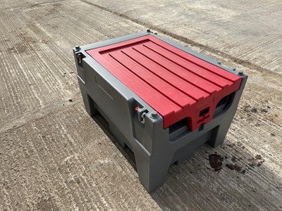 Unused 220l Fuel Bowser,12v Electric Pump, Fuel Gauge, 1000mm x 760mm x 600mm