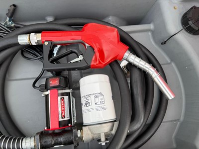 Unused 220l Fuel Bowser,12v Electric Pump, Fuel Gauge, 1000mm x 760mm x 600mm