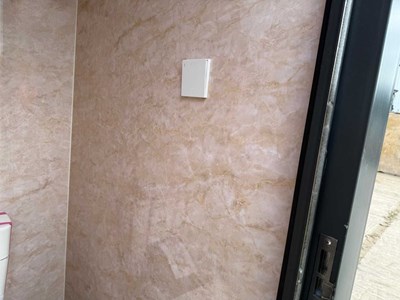 Unused Single Toilet Block With Wash Basin, 1070mm x 1260mm x 2540mm