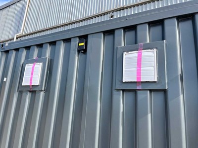 Unused Double Toilet Block, 2060mm x 1240mm x 2540mm