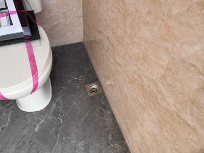 Unused Double Toilet Block, 2060mm x 1240mm x 2540mm