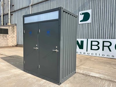 Unused Double Toilet Block, 2060mm x 1240mm x 2540mm