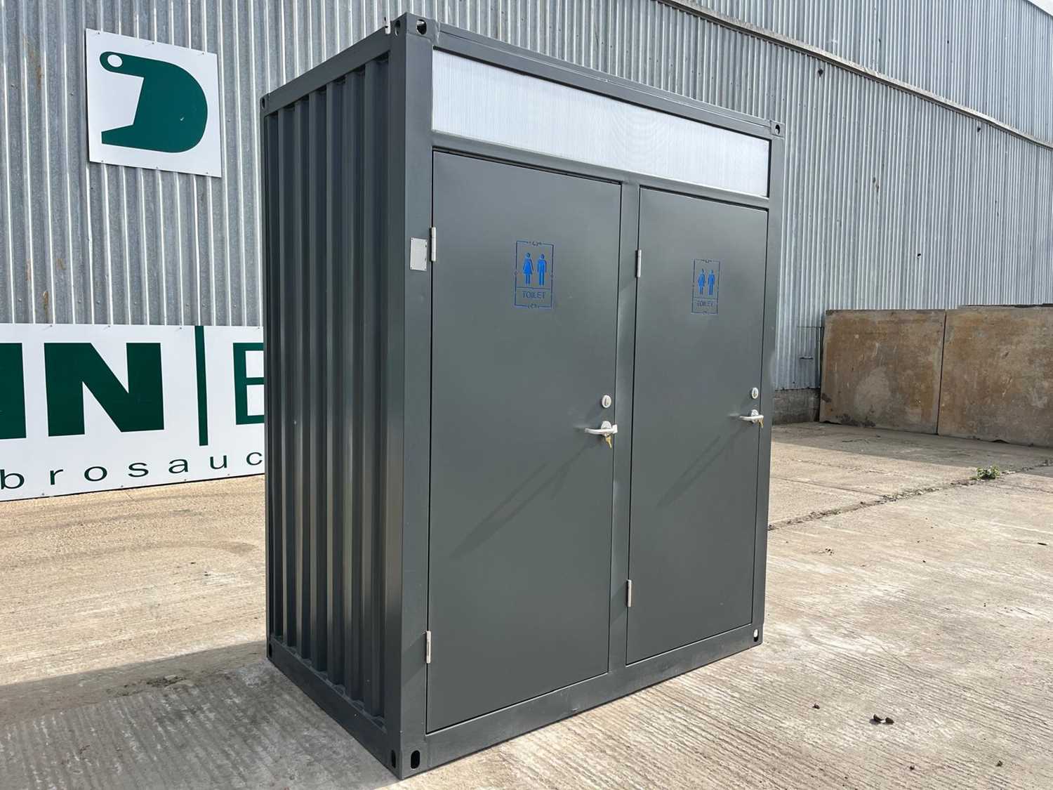 Unused Double Toilet Block, 2060mm x 1240mm x 2540mm
