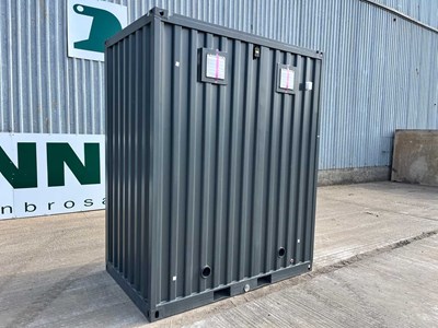 Unused Double Toilet Block, 2060mm x 1240mm x 2540mm