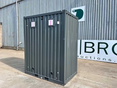 Unused Double Toilet Block, 2060mm x 1240mm x 2540mm