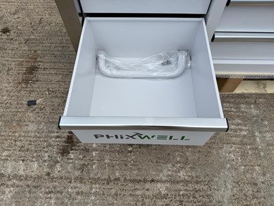 Unused 11 Drawer Tool Cabinet PHIXWELL 1350mm x 1000mm x 580mm