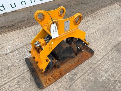 Lot BLK Rammer BLK/04 Plate Compactor With 65MM Pins To Suit 13 Ton Excavator