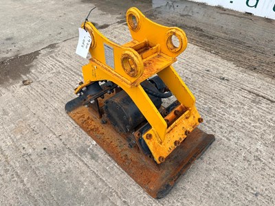 Lot BLK Rammer BLK/04 Plate Compactor With 65MM Pins To Suit 13 Ton Excavator