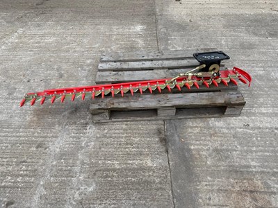 Unused Hydraulic Finger Bar Mowers 1.8M Long To Suit Mini Excavator