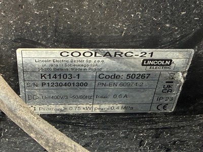 Cool ARC 21 Welding Cooling Systems