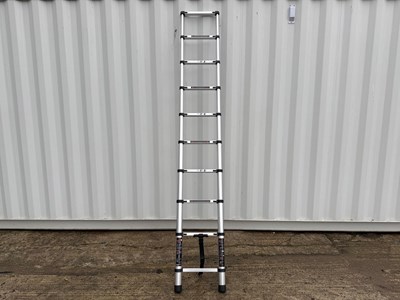 Unused 2.9M Telescopic 10 Rung Ladder 150KG