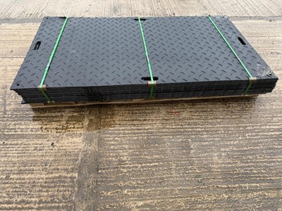 Lot Unused Ground Protection Mats 8Ft x 4Ft (12 Of)