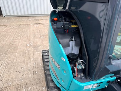 Lot Unused 2024 Kobelco SK25SR Mini Excavator, Blade, Hydraulic Quick Hitch Rubber Tracks, Piped, LED Lights, Warning Beacons, Suspension Seat