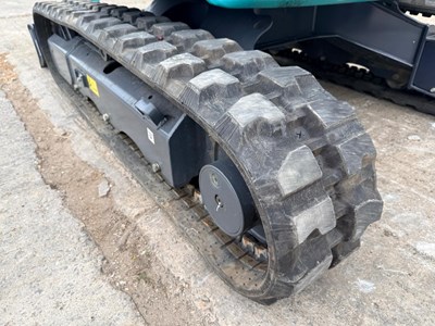 Lot Unused 2024 Kobelco SK25SR Mini Excavator, Blade, Hydraulic Quick Hitch Rubber Tracks, Piped, LED Lights, Warning Beacons, Suspension Seat