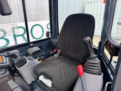 Lot Unused 2024 Kobelco SK25SR Mini Excavator, Blade, Hydraulic Quick Hitch Rubber Tracks, Piped, LED Lights, Warning Beacons, Suspension Seat