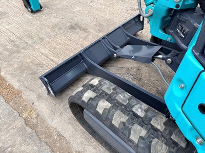 Lot Unused 2024 Kobelco SK25SR Mini Excavator, Blade, Hydraulic Quick Hitch Rubber Tracks, Piped, LED Lights, Warning Beacons, Suspension Seat