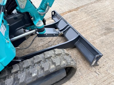 Lot Unused 2024 Kobelco SK25SR Mini Excavator, Blade, Hydraulic Quick Hitch Rubber Tracks, Piped, LED Lights, Warning Beacons, Suspension Seat