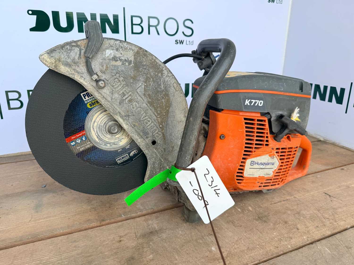 Lot Husqvarna K770 12" Petrol Disc Cutter