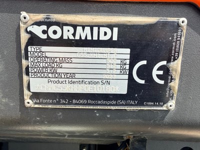 Lot 2023 Unused Cormidi C55 Hi Tip Dumper With Honda Petrol Engine
