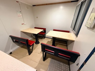 Lot CT4210 Static Welfare Unit SWO/600, 24' x 9' With Office & Canteen & Drying Room & W/C, 6 KVA (Keys)