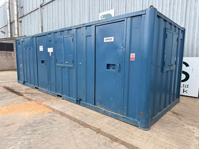 Lot CT4210 Static Welfare Unit SWO/600, 24' x 9' With Office & Canteen & Drying Room & W/C, 6 KVA (Keys)