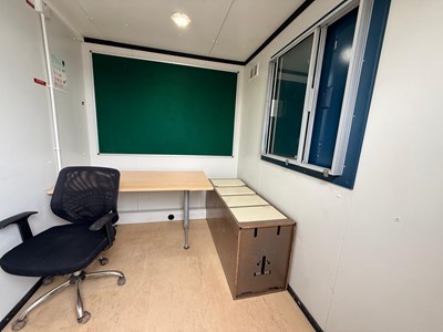 Lot CT4210 Static Welfare Unit SWO/600, 24' x 9' With Office & Canteen & Drying Room & W/C, 6 KVA (Keys)