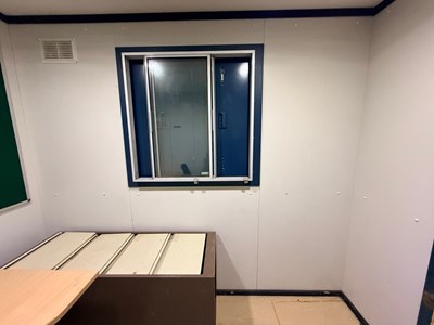 Lot CT4210 Static Welfare Unit SWO/600, 24' x 9' With Office & Canteen & Drying Room & W/C, 6 KVA (Keys)