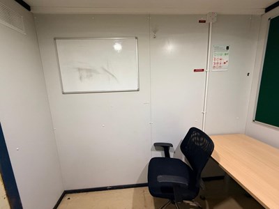 Lot CT4210 Static Welfare Unit SWO/600, 24' x 9' With Office & Canteen & Drying Room & W/C, 6 KVA (Keys)