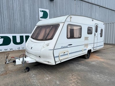 Lot ACE Award 5 Birth Single Axle Caravan Comes With Awning & Some Accessories