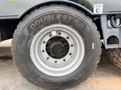 Lot 2026 30Ft M4 Tri Axle Trailer 18T, Hydraulic Beaver Tail, Flotation Tyres, Air & Oil Brakes, Side Locker, LED Lights, Rear Beacon, Chain Well, Galvanised Side Rails, Extra Tie Down Points