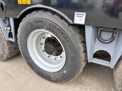 Lot 2026 30Ft M4 Tri Axle Trailer 18T, Hydraulic Beaver Tail, Flotation Tyres, Air & Oil Brakes, Side Locker, LED Lights, Rear Beacon, Chain Well, Galvanised Side Rails, Extra Tie Down Points