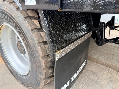 Lot 2026 30Ft M4 Tri Axle Trailer 18T, Hydraulic Beaver Tail, Flotation Tyres, Air & Oil Brakes, Side Locker, LED Lights, Rear Beacon, Chain Well, Galvanised Side Rails, Extra Tie Down Points