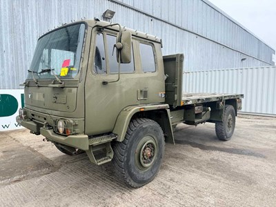Lot 1990 MOD Leyland Daf 4 Ton 4x4 LHD Platform Truck, Manual Gear Box (Reg Docs Available)