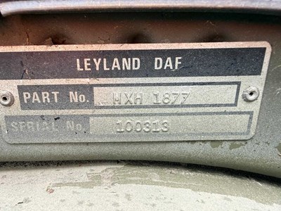 Lot 1990 MOD Leyland Daf 4 Ton 4x4 LHD Platform Truck, Manual Gear Box (Reg Docs Available)