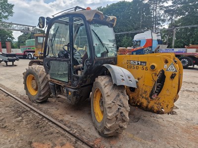 Lot 282 - JCB 531-70 Turbo Powershift Telehandler, Reverse Camera, WLI (Non Runner)