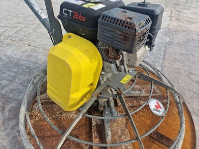 Lot 2012 Wacker Neuson CT36-5A Petrol Power Float, Honda Engine