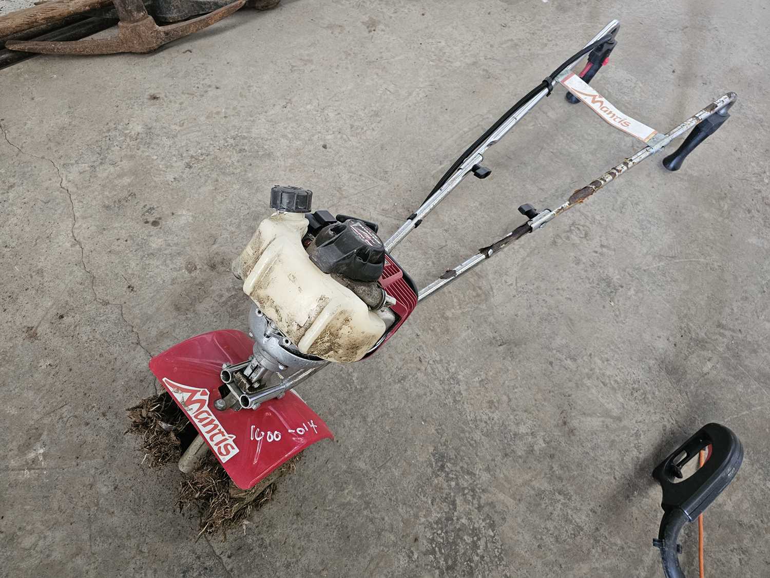Lot 74 - Mantis Petrol Rotovator, Honda Engine