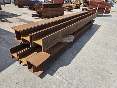 Lot 639 - 240mm x 240mm x 4200mm x 16mm Steel I Beam (6 of)