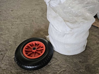 Lot 2 - Unused 4.80/4.00-8 Tyre & Rim to suit Wheel Barrow/Trolley (5 of)