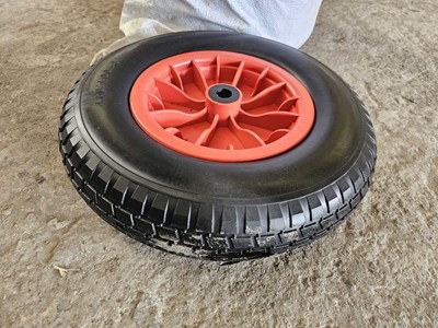 Lot 2 - Unused 4.80/4.00-8 Tyre & Rim to suit Wheel Barrow/Trolley (5 of)