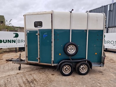 Lot 78 - 1998 Ifor Williams HB510R Twin Axle Horse Box Trailer, Front & Rear Loading Ramp